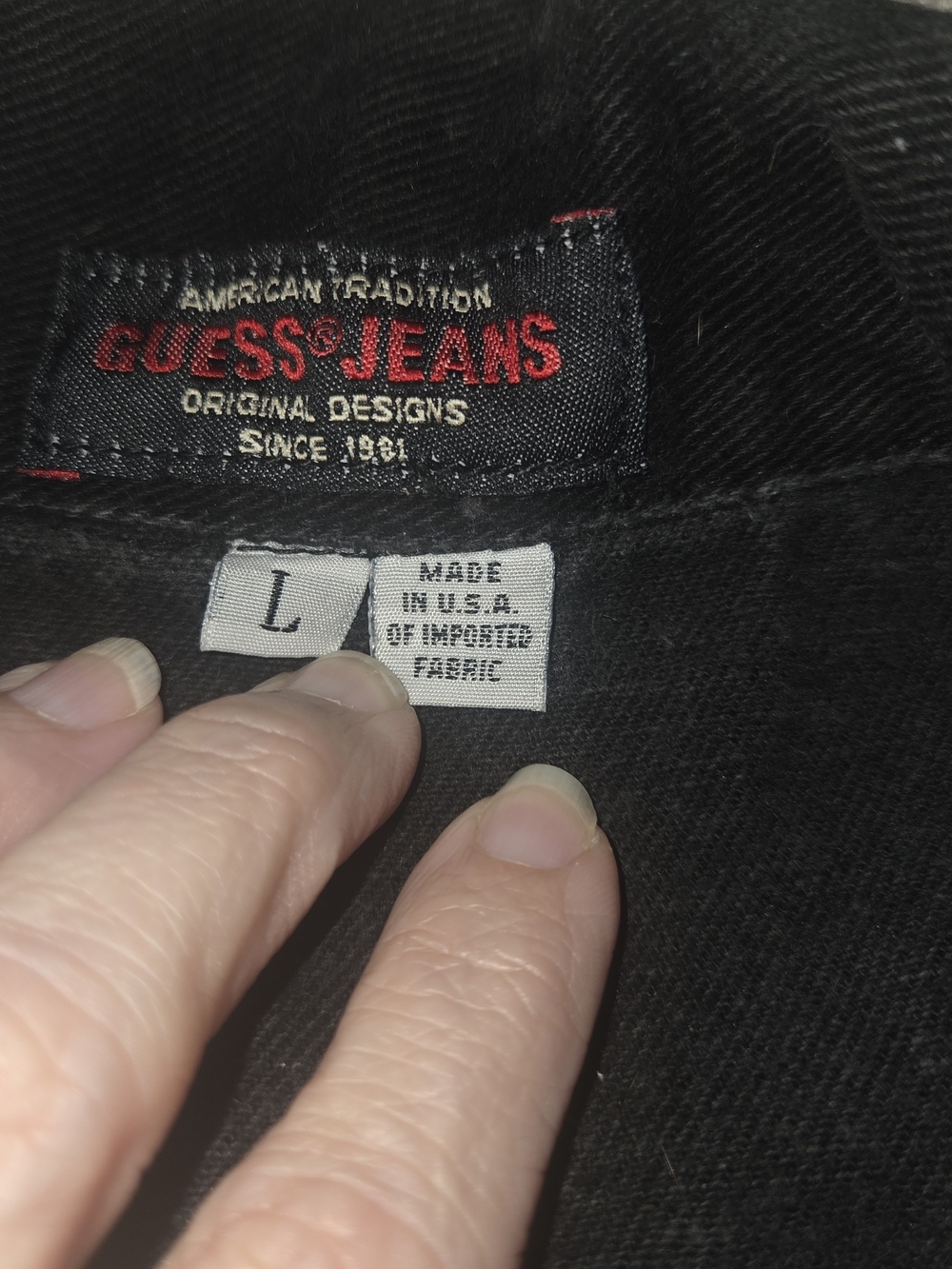 Guess Black Denim Vest - Picture 4 of 7